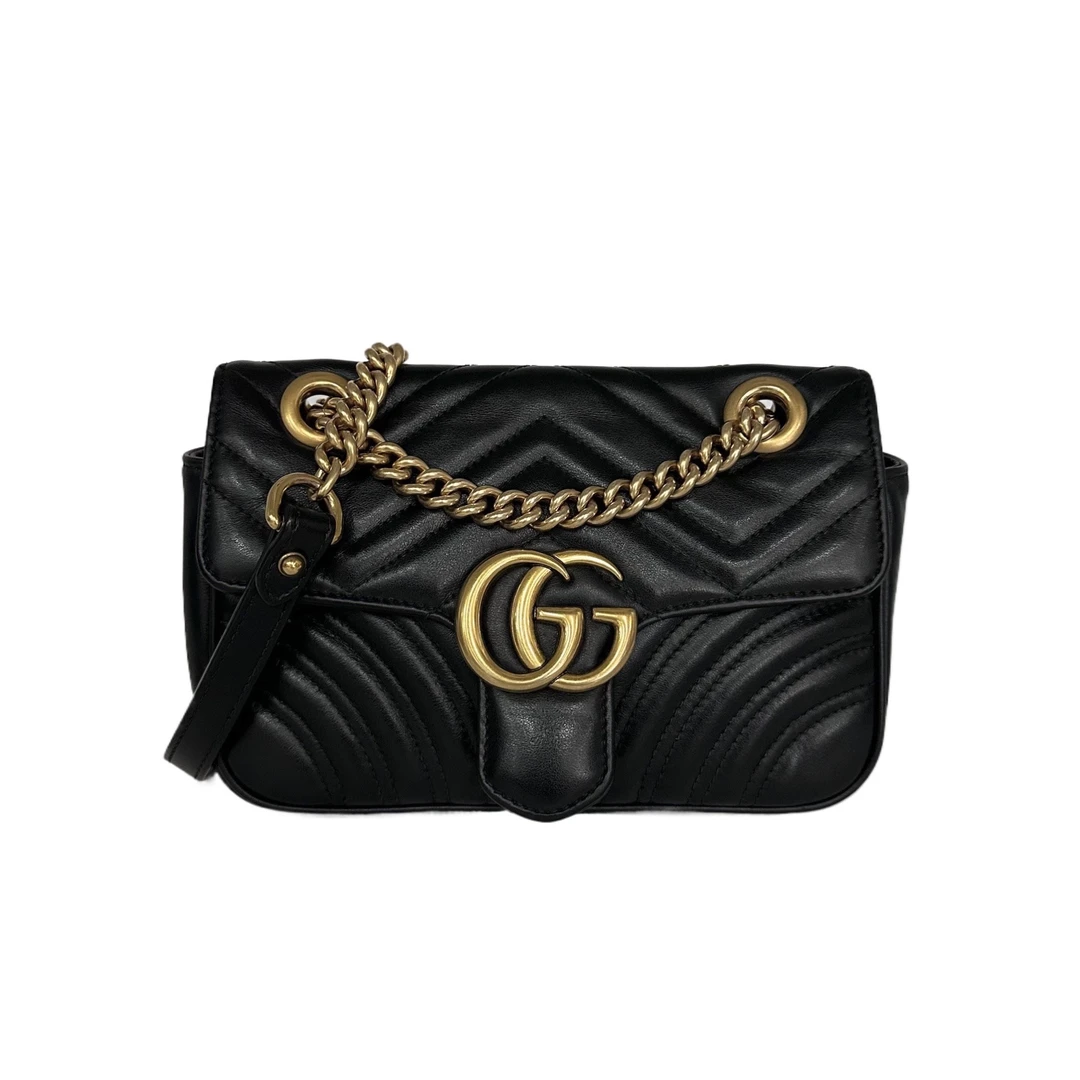 95新 古驰 安洁利严选GG Marmont/BK0160390 斜挎包