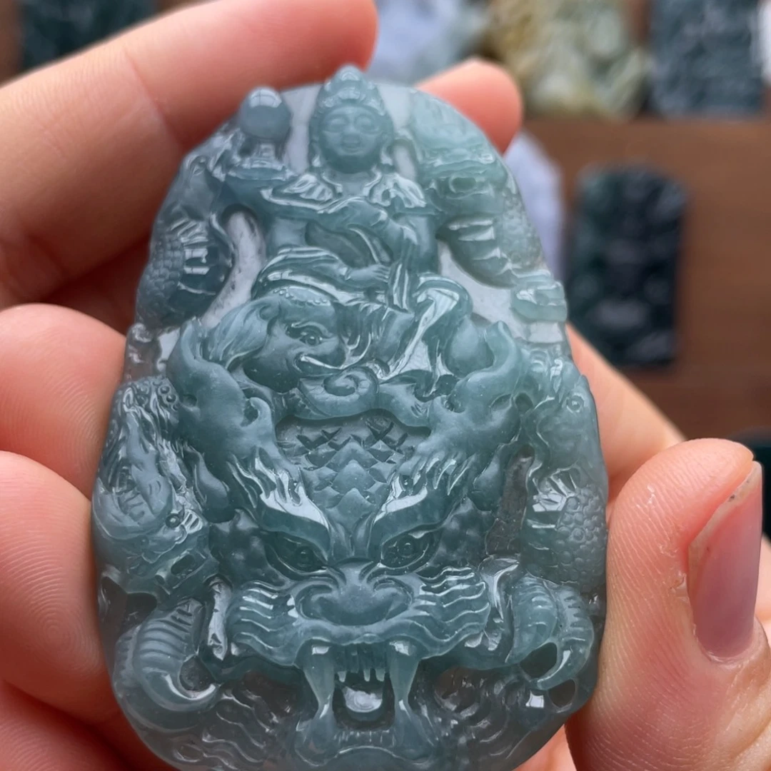 翡翠未镶嵌颈饰天然翡翠
