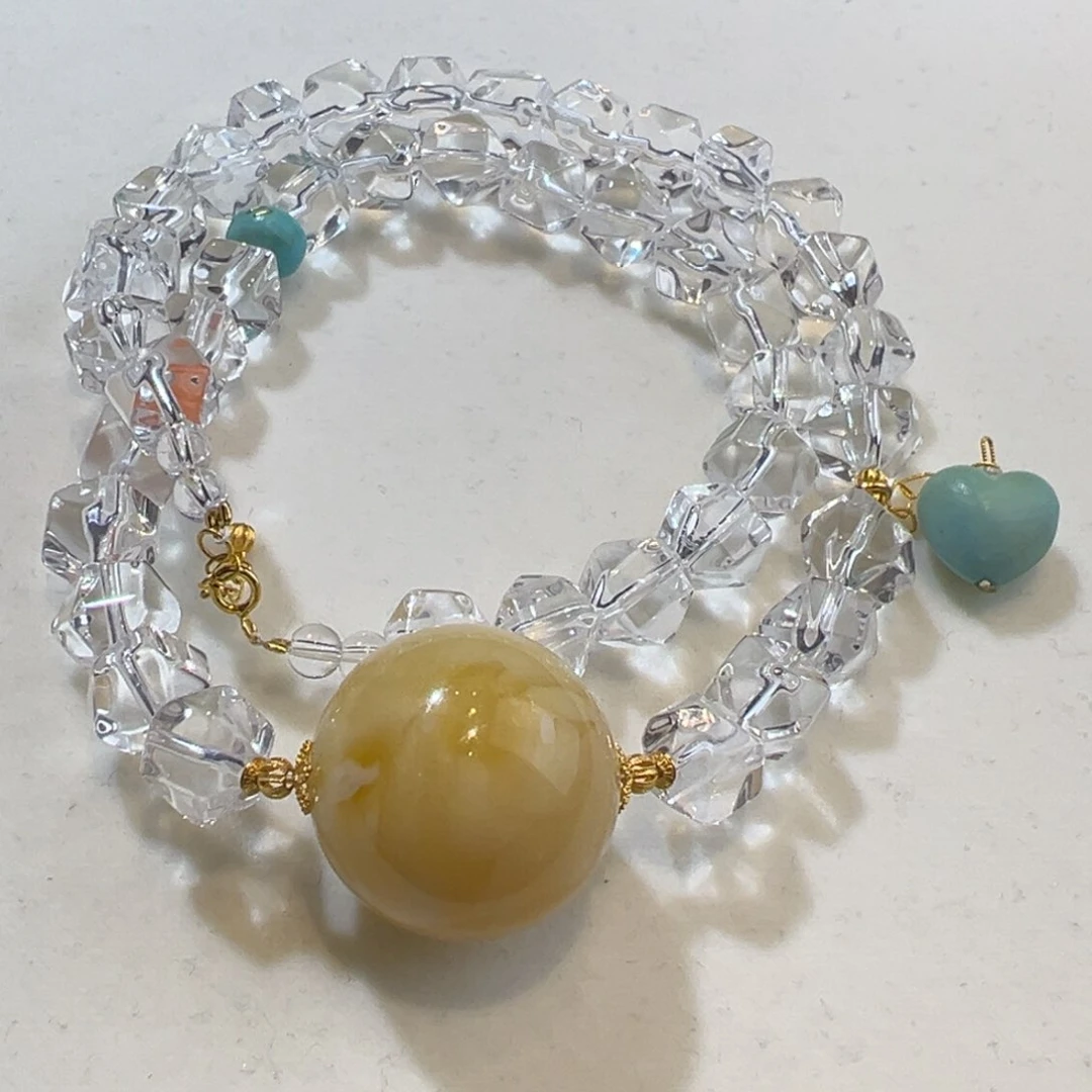 绿松石未镶嵌颈饰项链