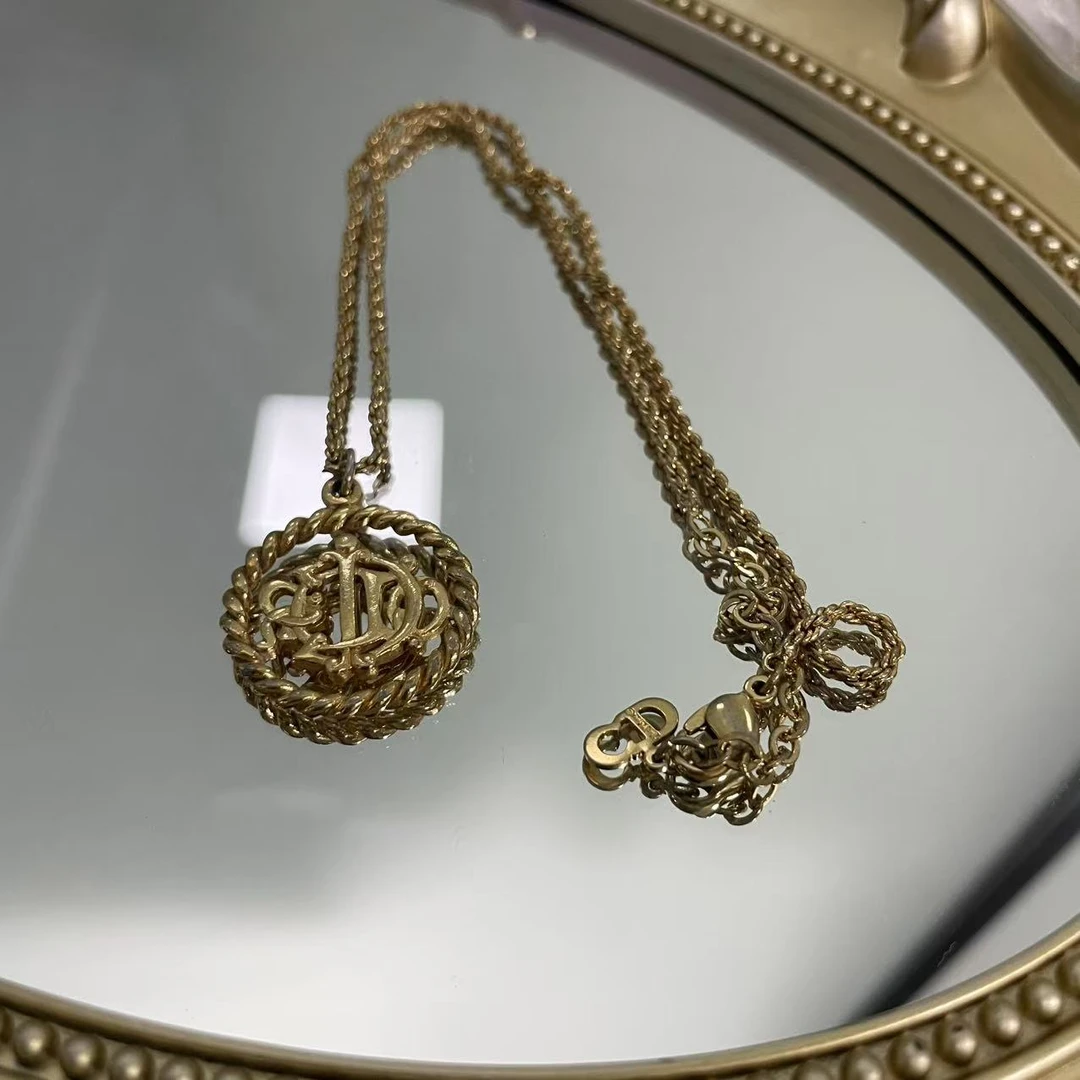 95新 DIOR/迪奥 乱乱子中古/项链/91856