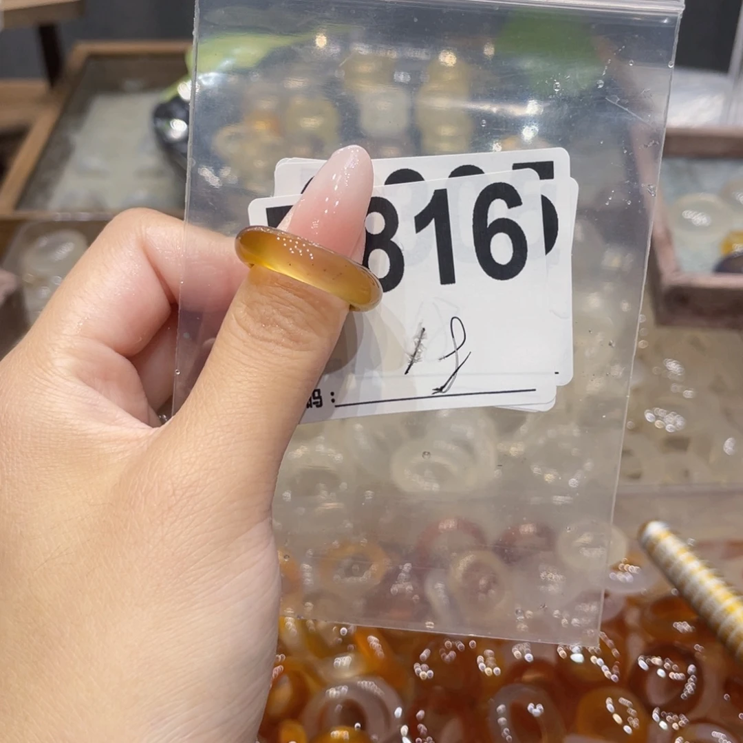 玛瑙/玉髓未镶嵌戒指816