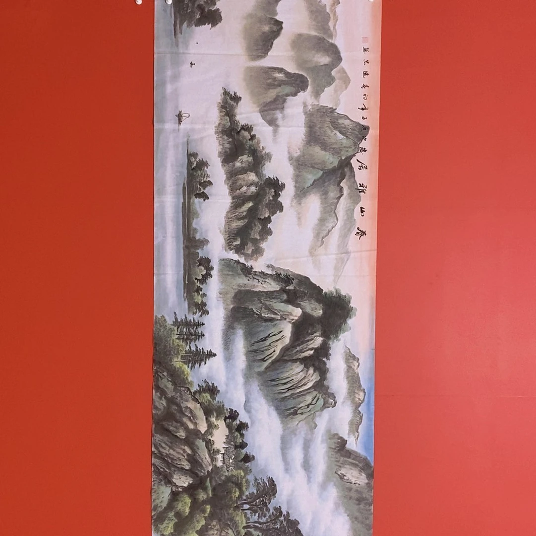 国画山水花鸟国画作品