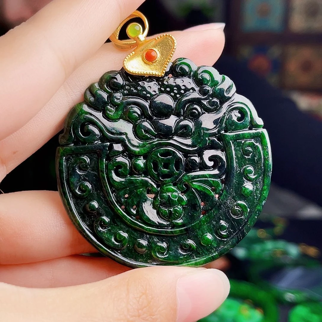 颈饰银S925镶嵌翡翠多样性