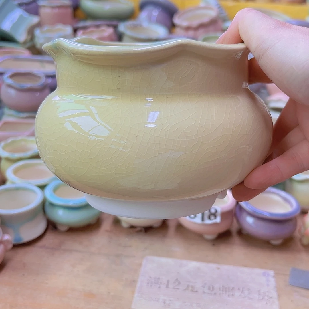 陶瓷花盆当场满12包邮