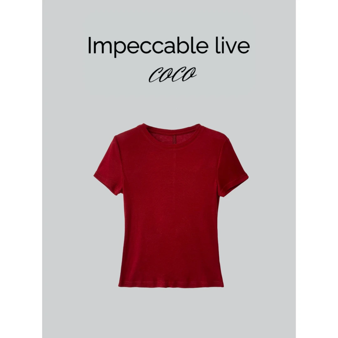 Impeccable 新款气质百搭T恤//25T268