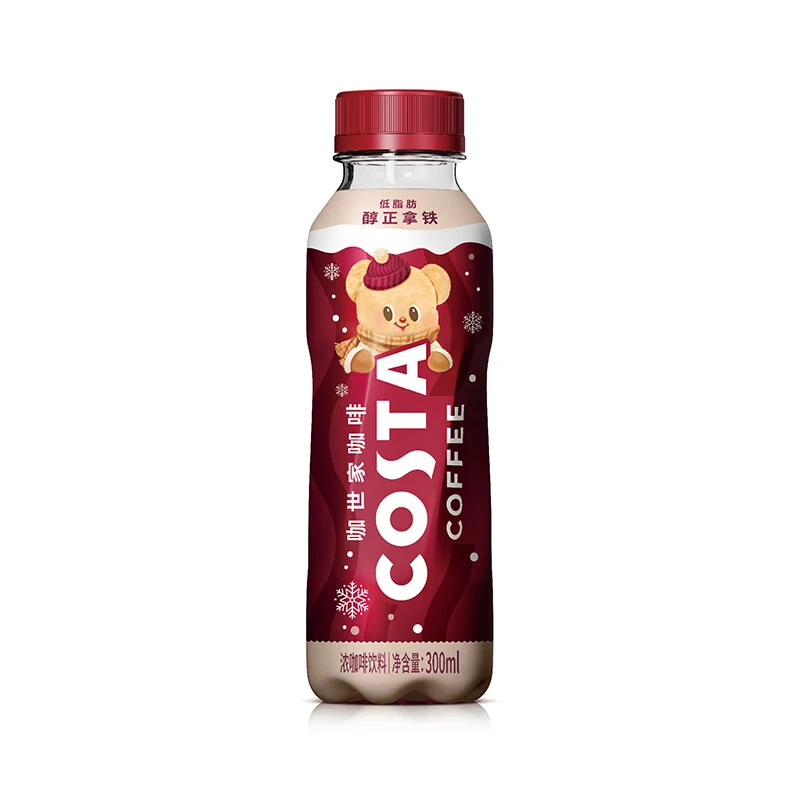 COSTA 咖啡饮料醇正拿铁300ml
