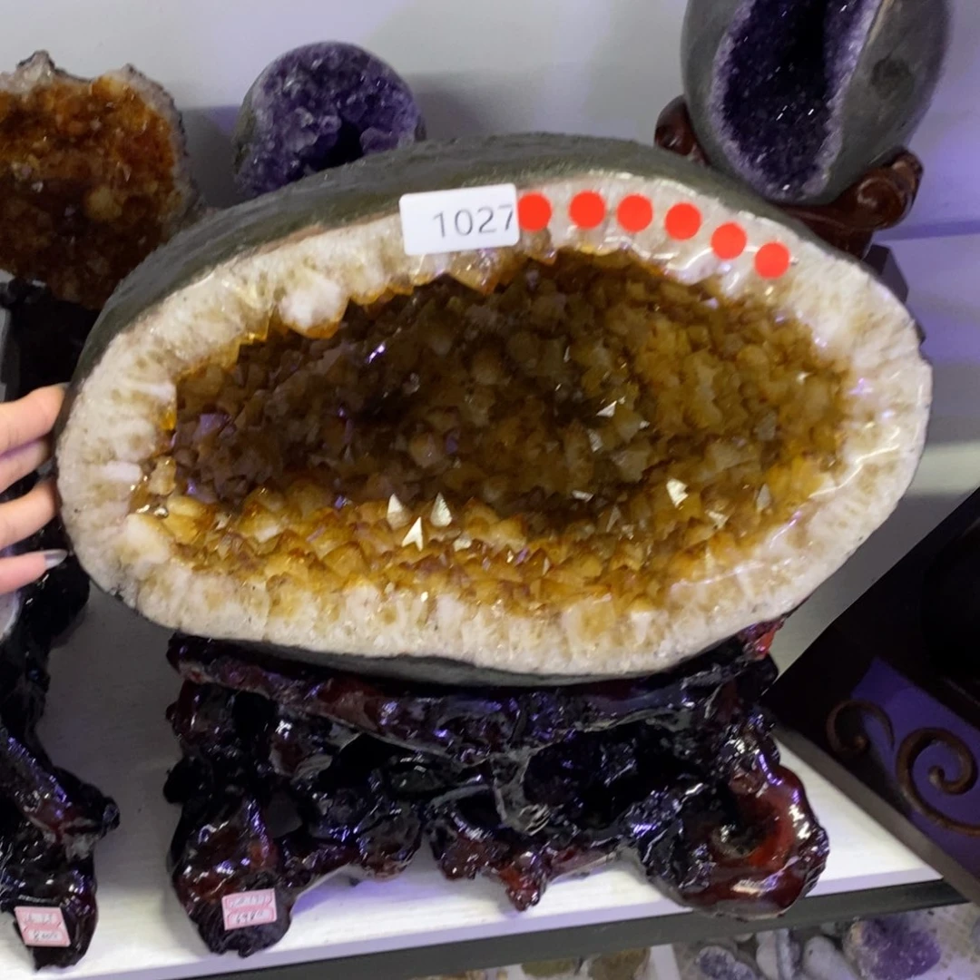 水晶摆件婷未镶嵌