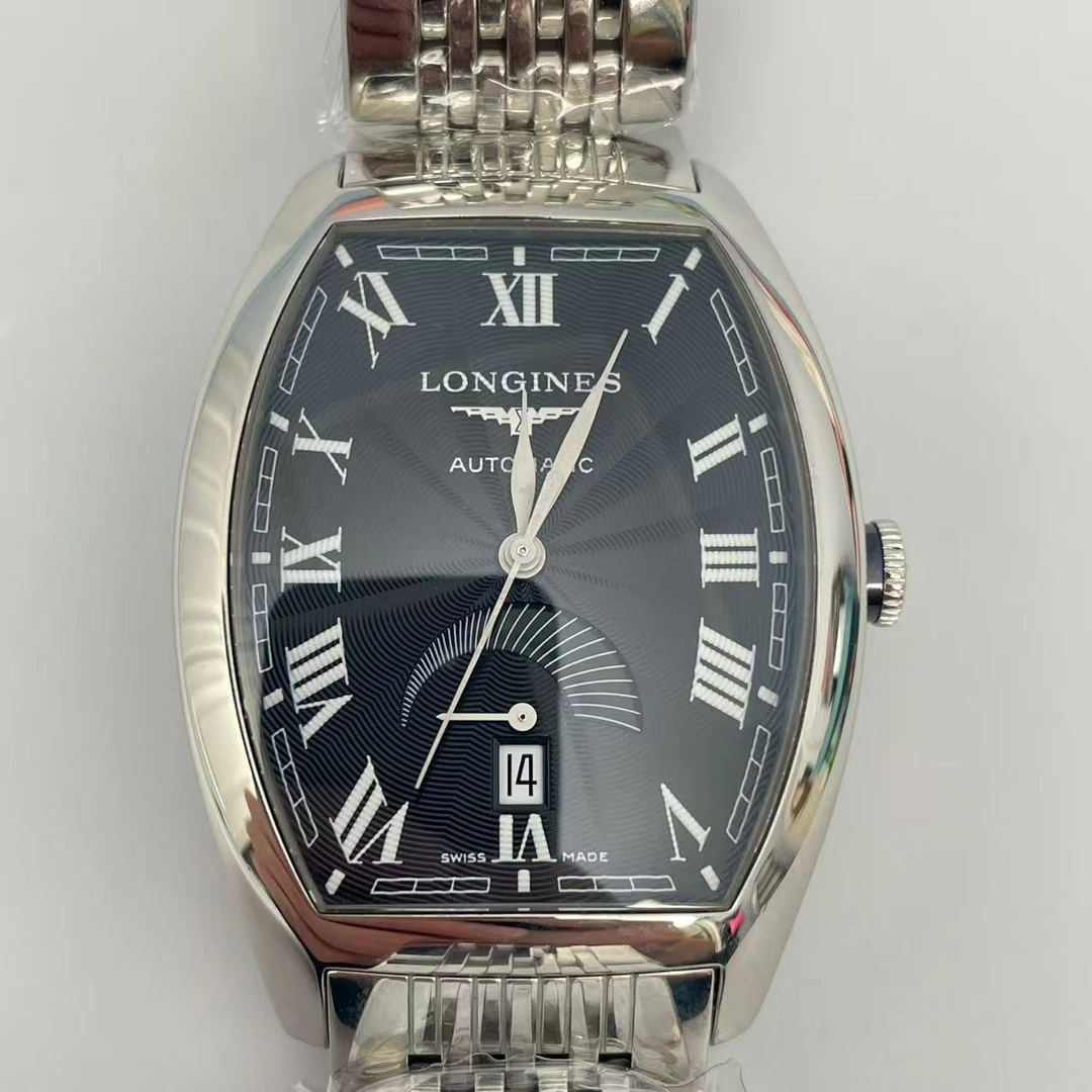 99新 Longines/浪琴 典藏系列/自动机械/精钢/酒桶/单表