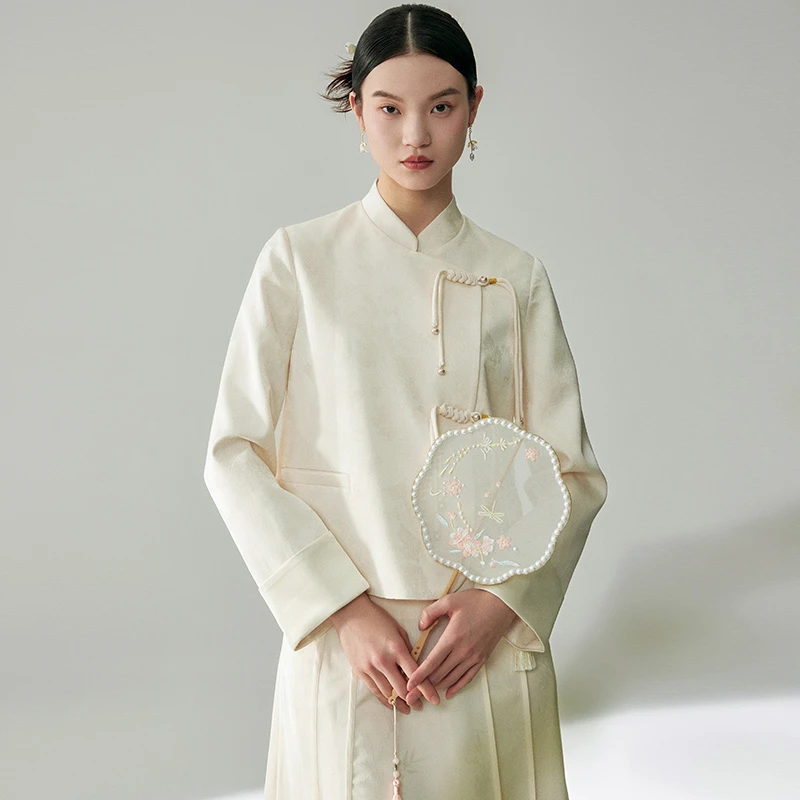 【小余专属】MOFAN摩凡夏新款春米色短外套MOW453797