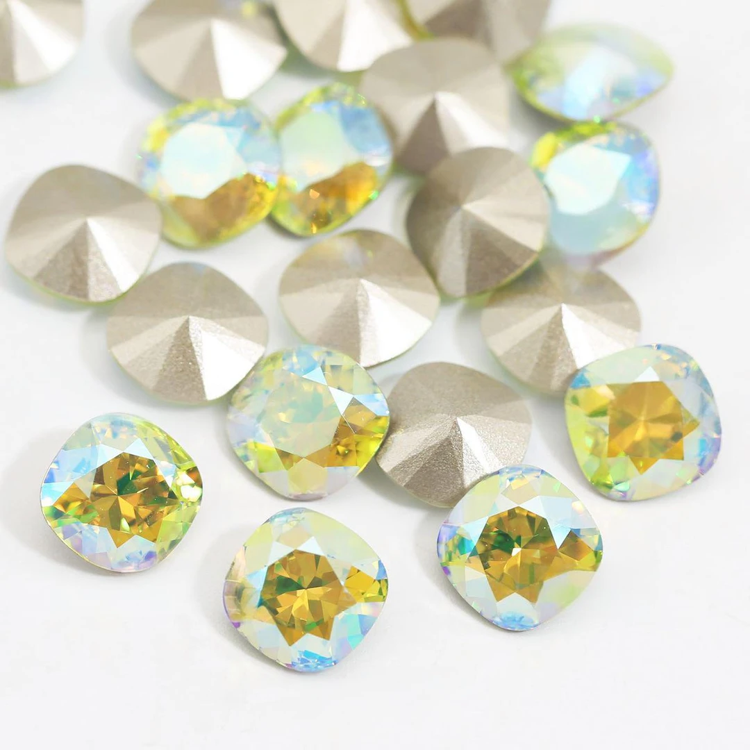 [森屿美甲饰品】精品梧州料镀底