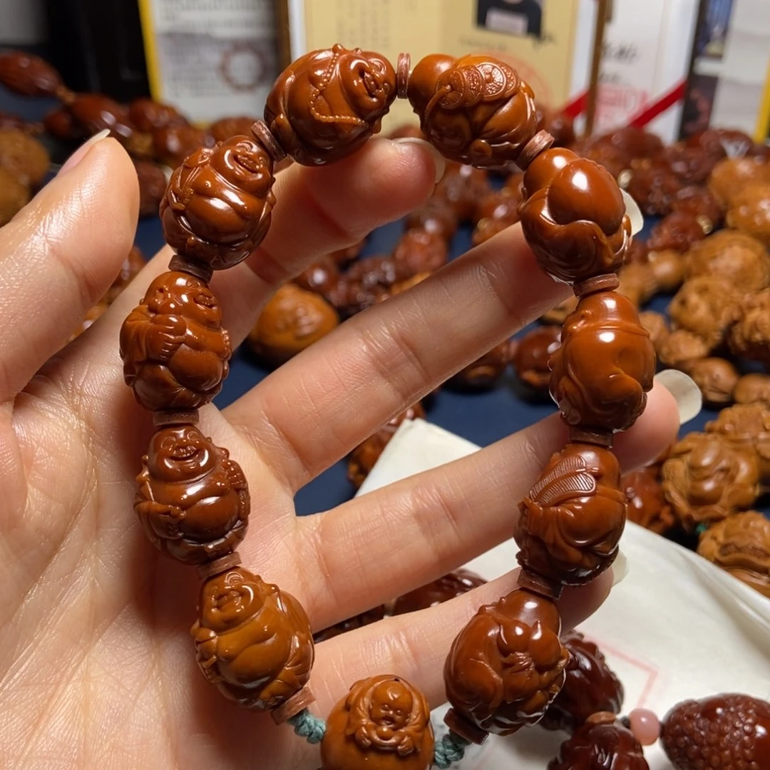 橄榄核手串/手链回血弥勒1.5