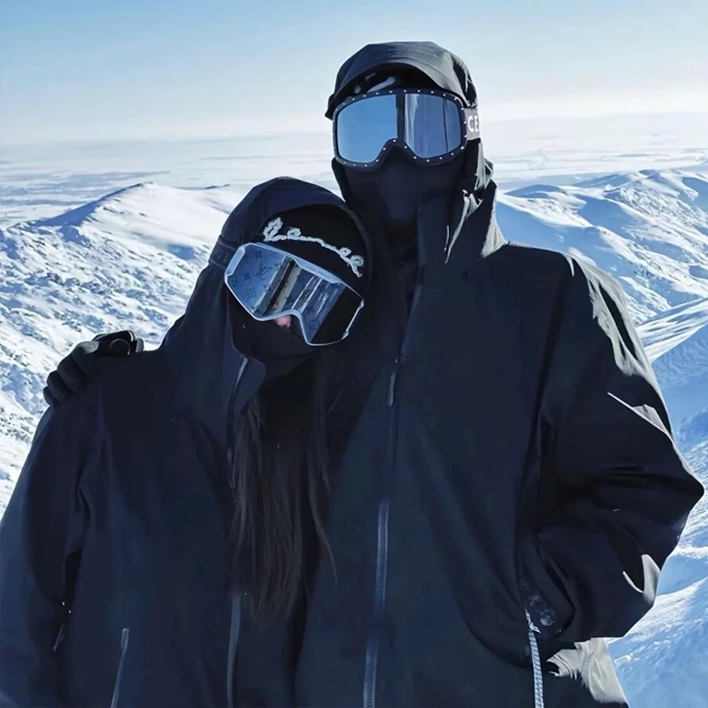 光板无标贝塔LT硬壳户外单层冲锋衣男女款防风防水滑雪登山服