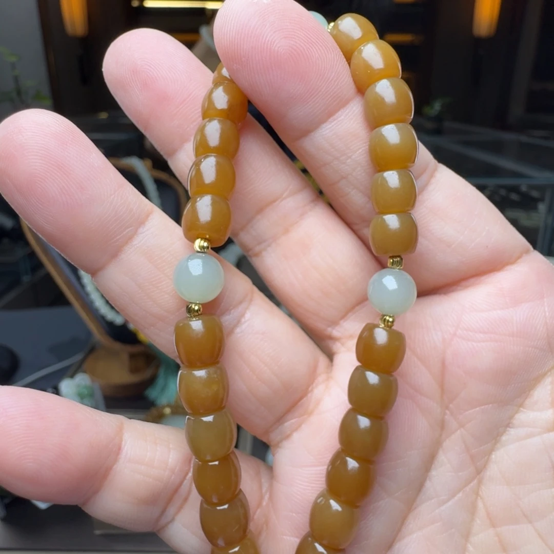 和田玉未镶嵌手链