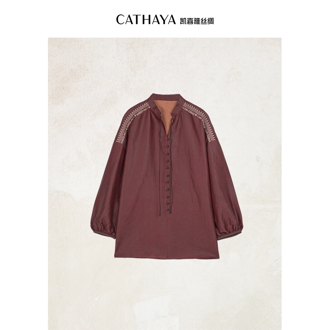 CATHAYA/凯喜雅中袖上衣SIK2FOJM524