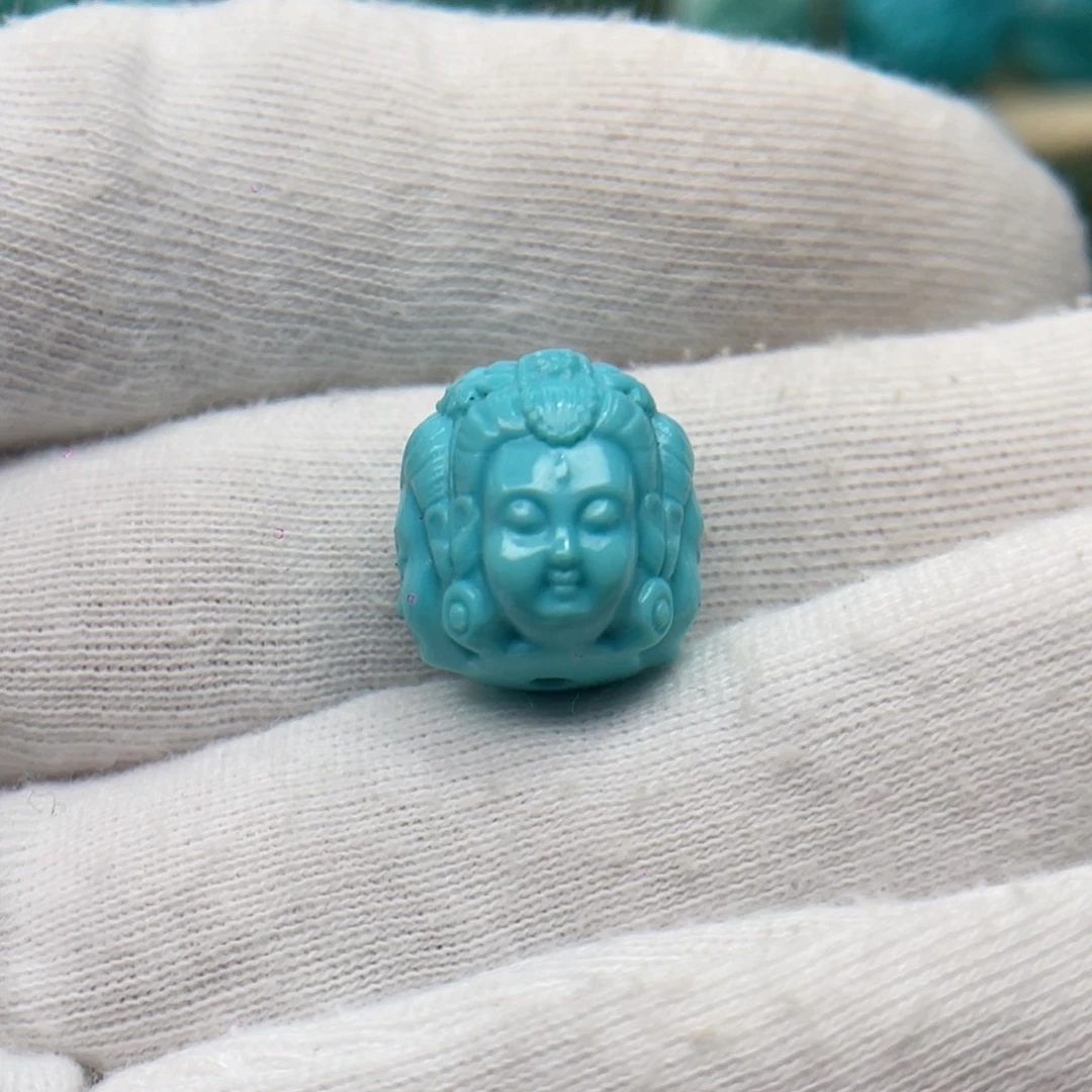 绿松石未镶嵌颈饰卡14.4-15.5-13.6