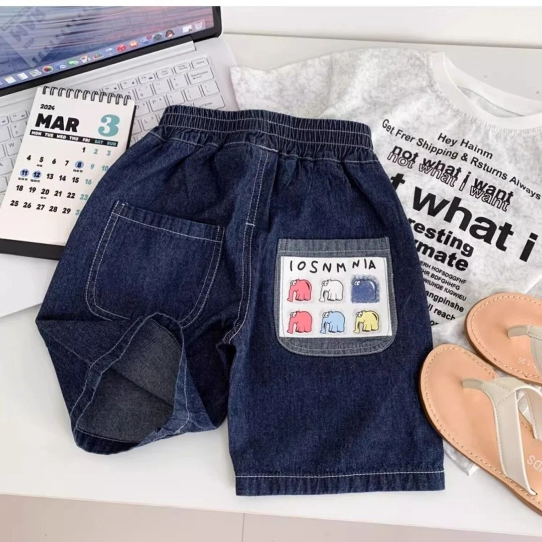 男女童短裤外穿夏季薄款儿童牛仔五分裤宝宝韩版洋气中裤洋气童装