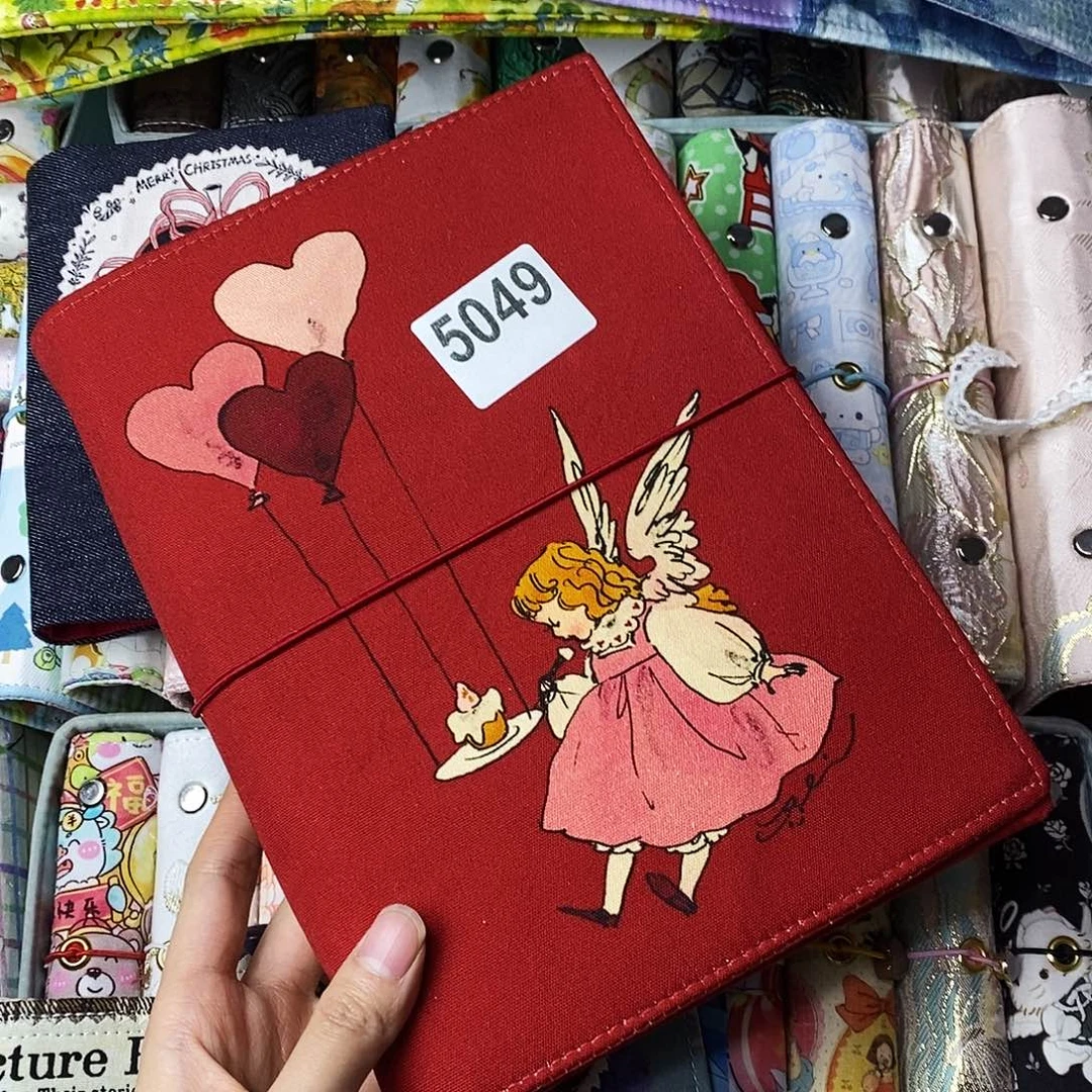 织绣A5活页不带纸5049