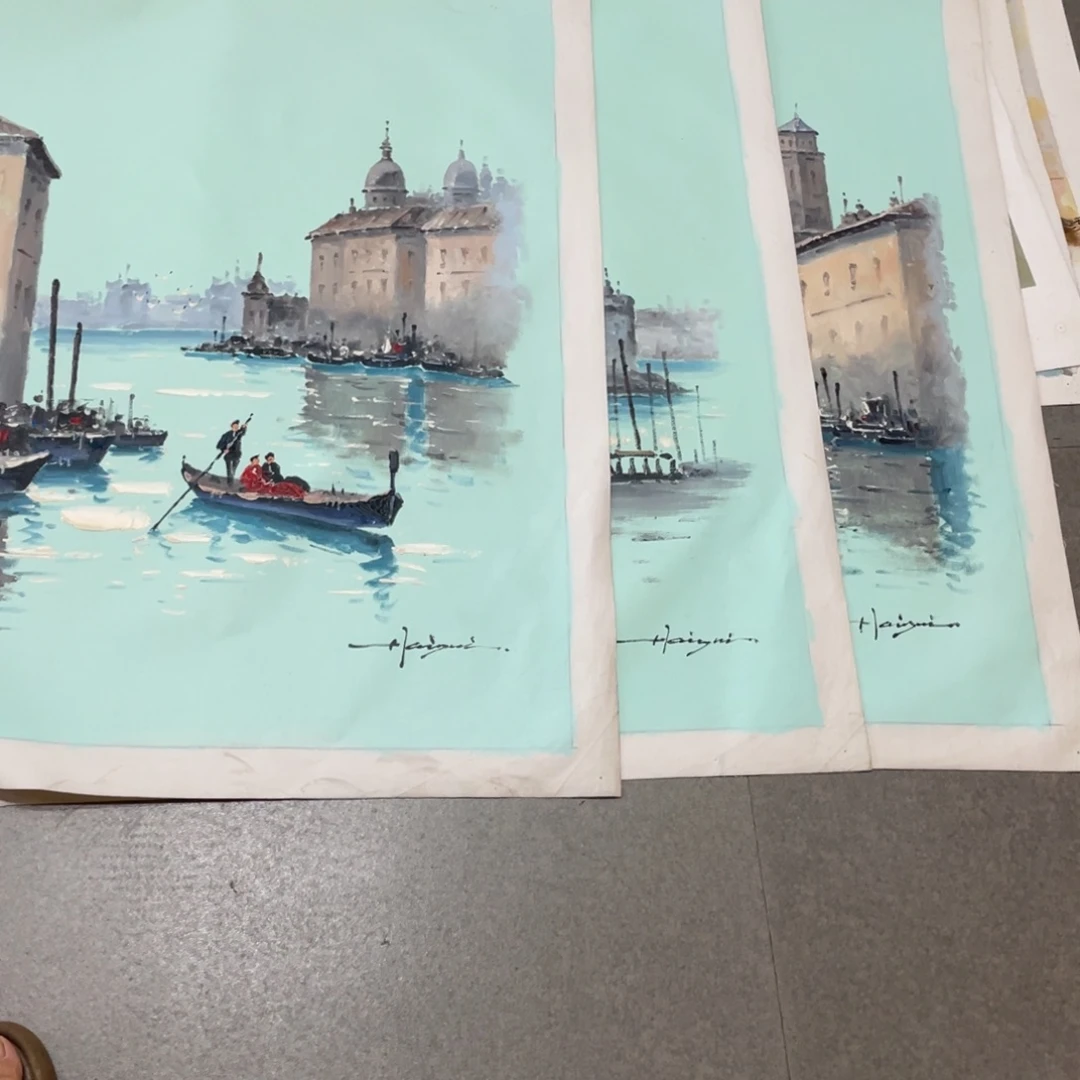 油画逝**华油画作品入选60.80