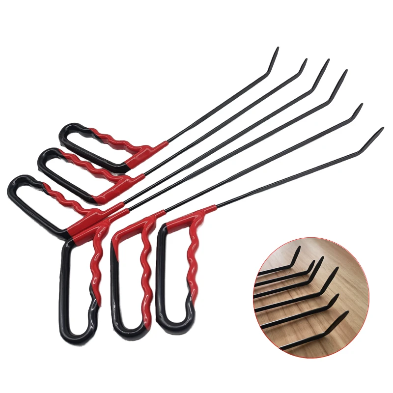 汽车凹陷修复工具半扁小钩子冰雹坑车身凹痕维修配件顶杆