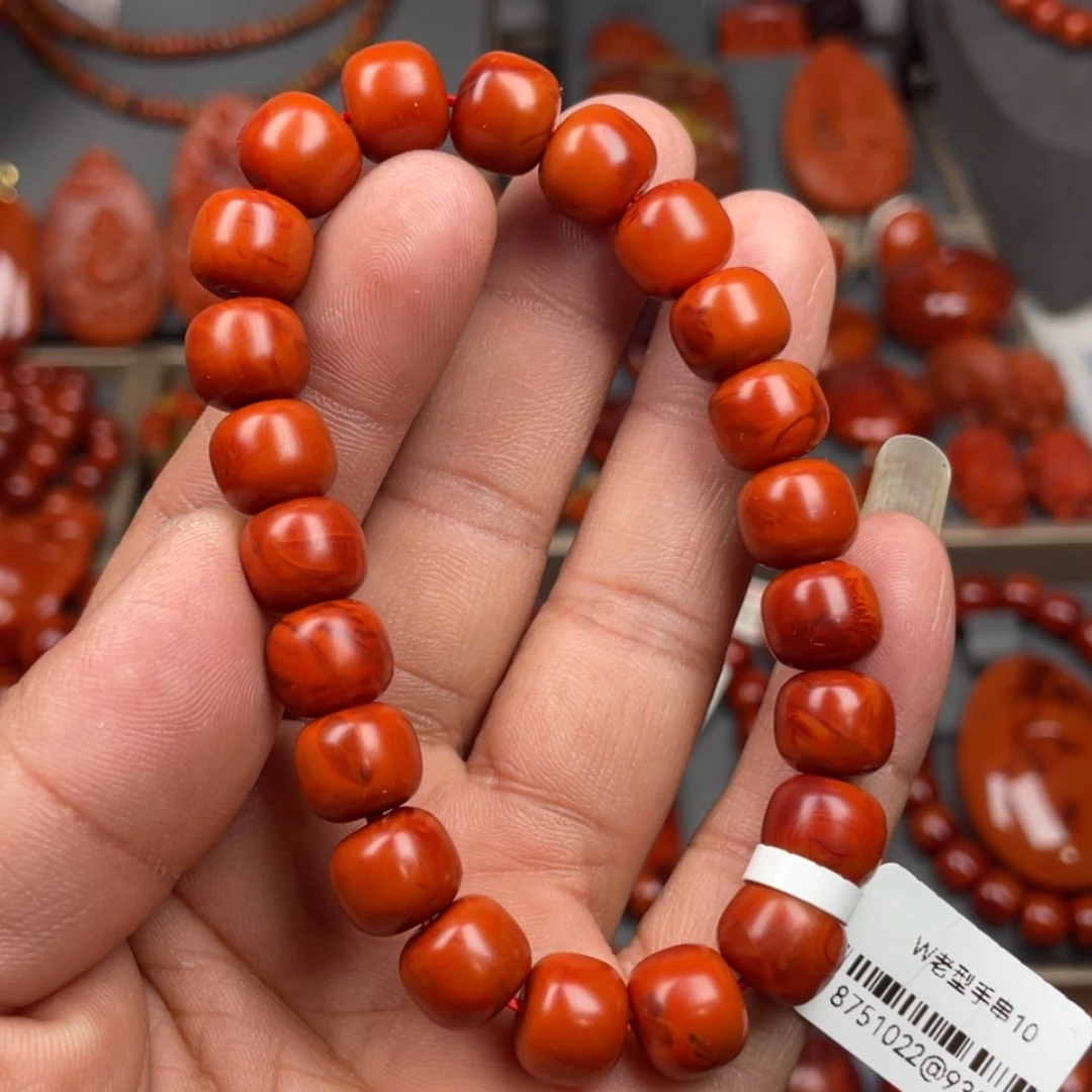 【闪购商品】南红玛瑙珠宝奇石未镶嵌单圈10