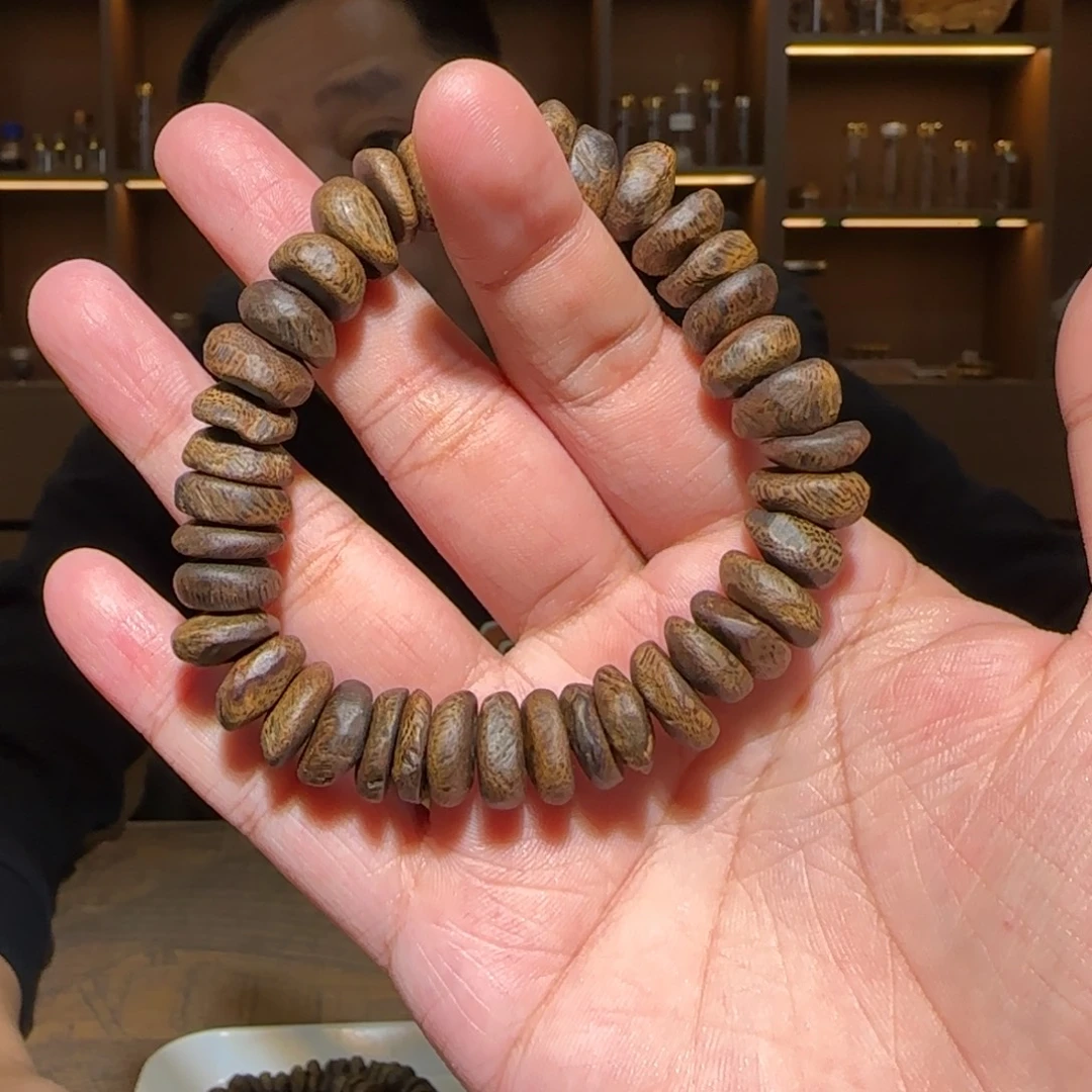 手串沉香单圈金母树壳子沉水1.1/19g多样性发一条