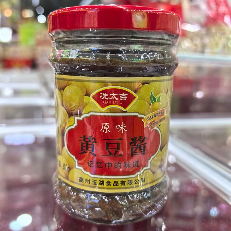 210g冼太吉天然晒制的酱香浓郁黄豆酱