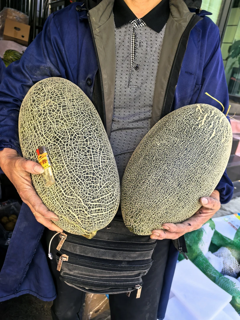 【顺丰包邮】新疆发货喀什伽师瓜甜甜的、多汁爽口哈密瓜
