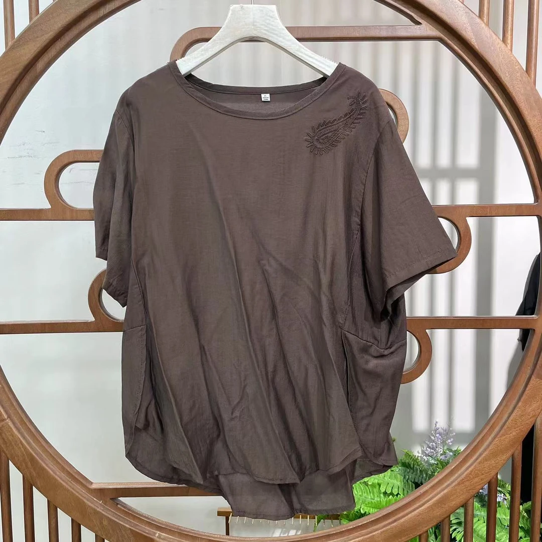 1872新款春夏休闲百搭宽松显瘦简约T恤