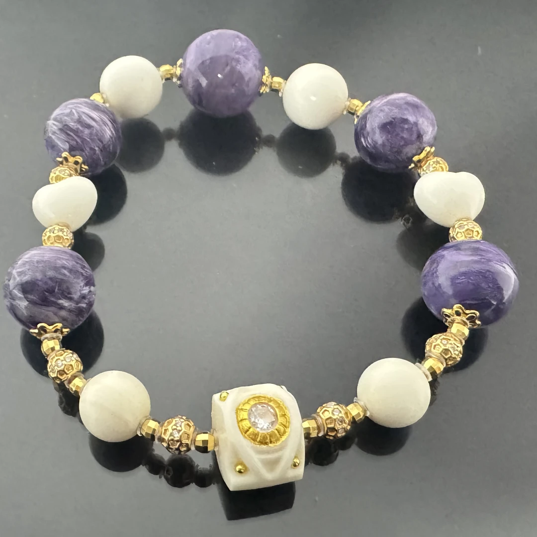 925银手链 925银手串紫龙手串