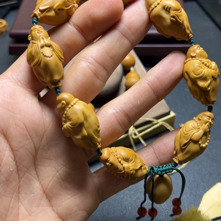 手串/手链橄榄核橄榄核雕小和尚