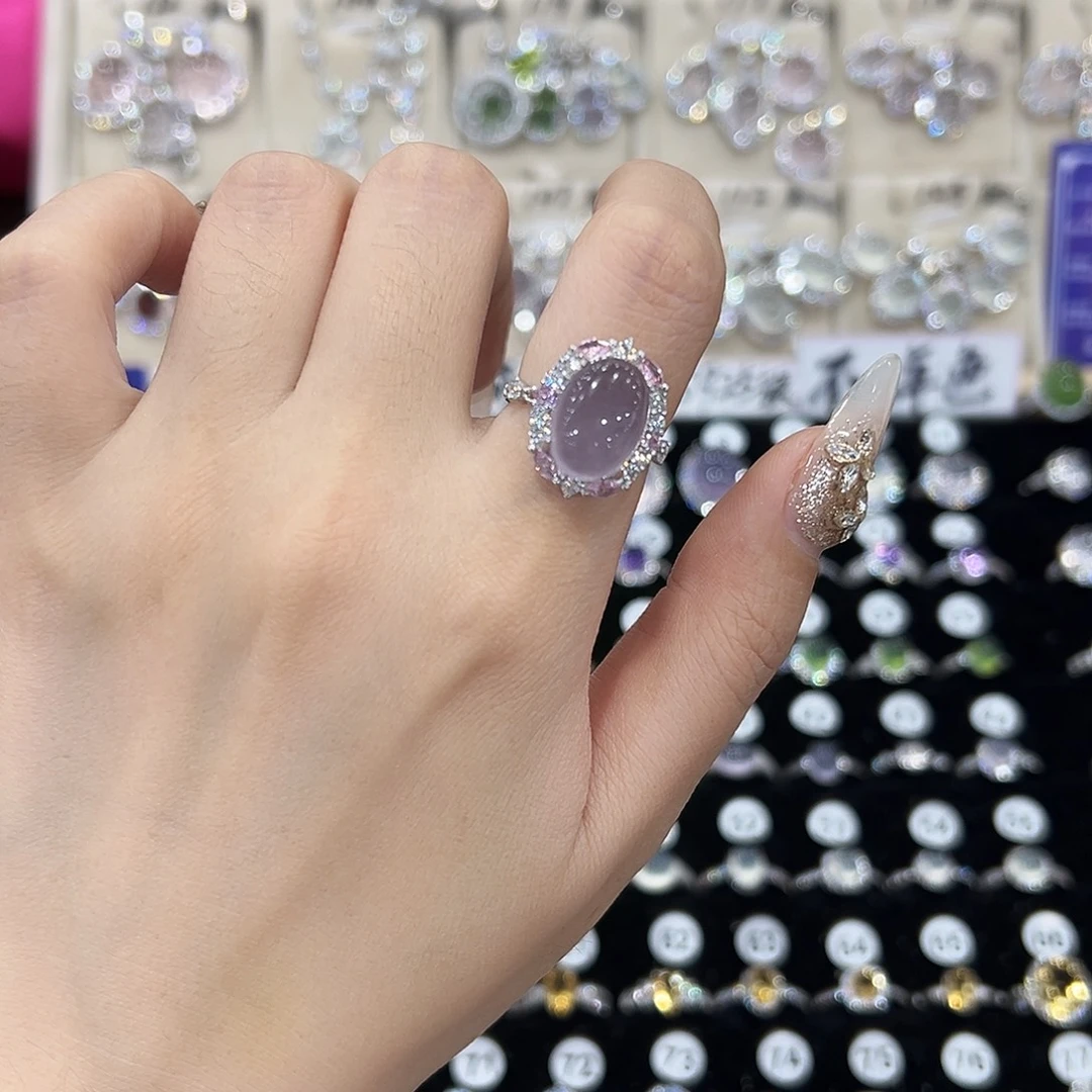 橘***子银S925镶嵌萤石颈饰