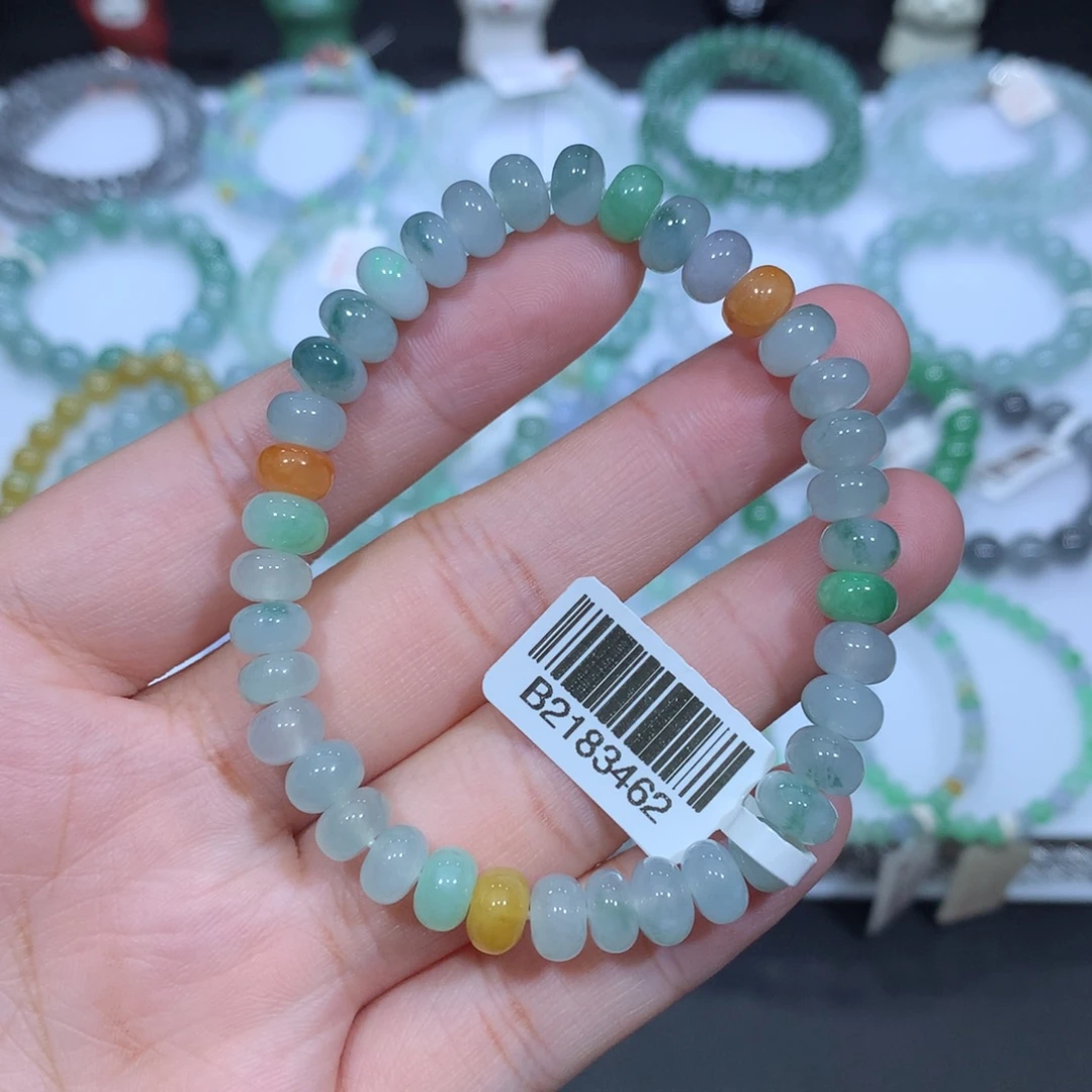 未镶嵌手串翡翠天然