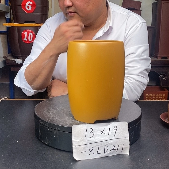 紫砂花盆货号一只LD211