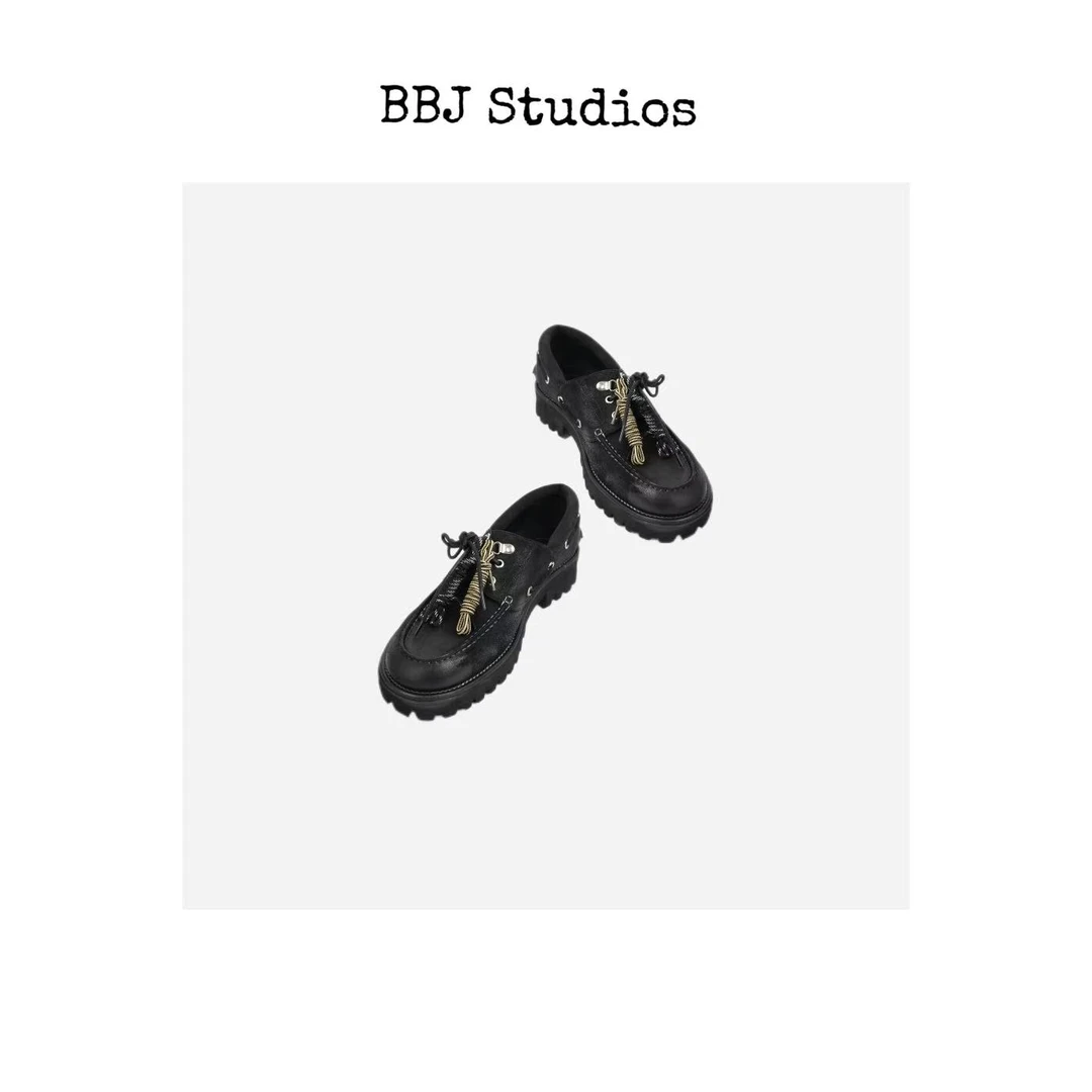 BBJ  Studios｜极简时尚百搭休闲厚底帆船鞋