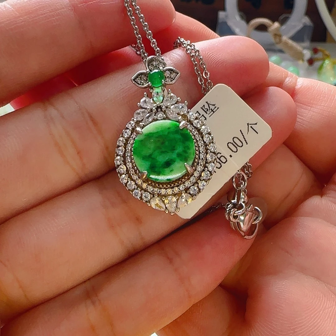 无***了翡翠未镶嵌手镯翡翠100