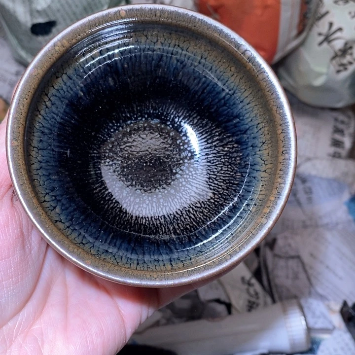 茶盏微瑕，建盏主人杯，介意勿拍