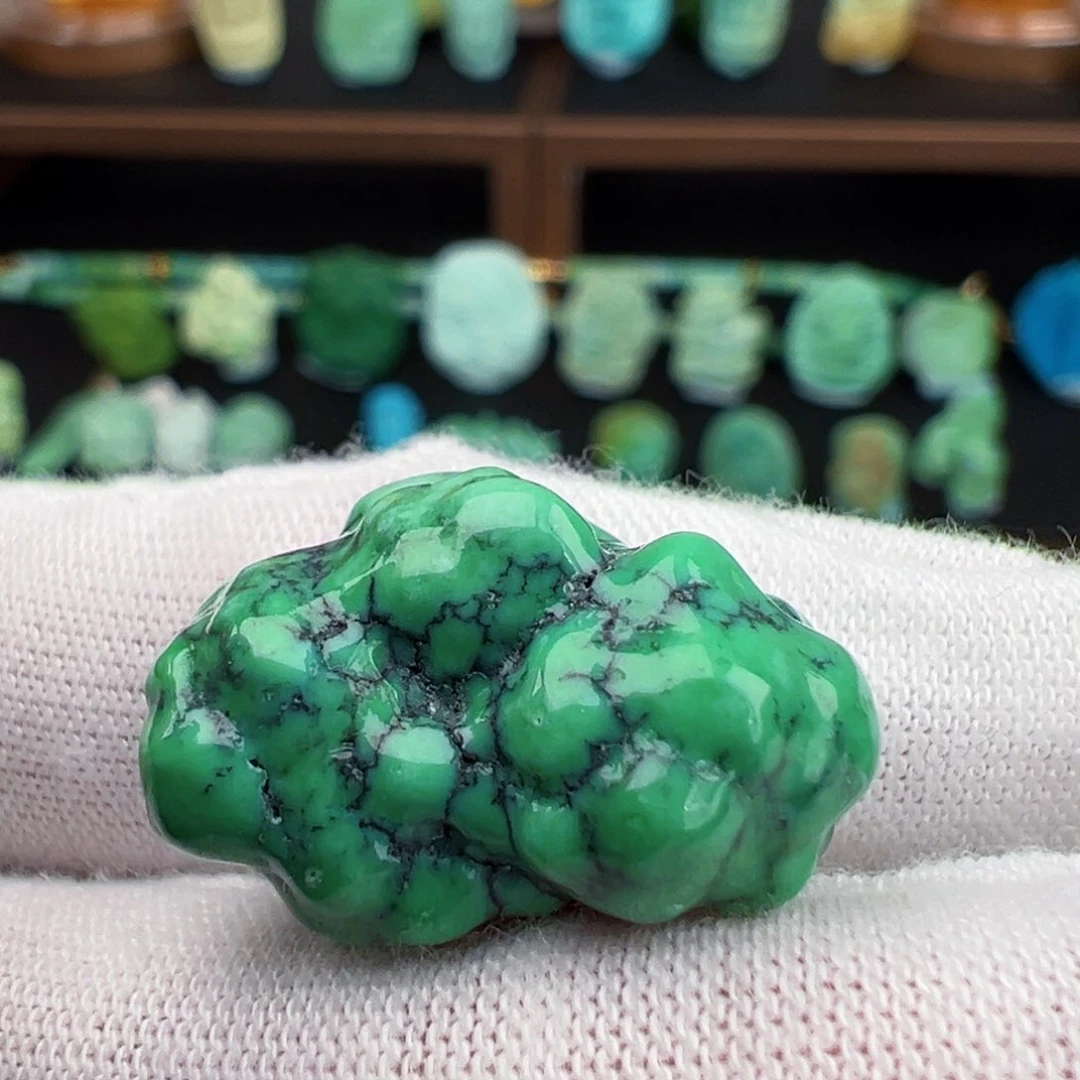 绿松石未镶嵌绿松石主播璐璐