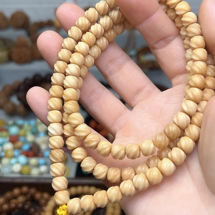 菩提根/象牙果吊坠龙脊菩提扭扭珠长串