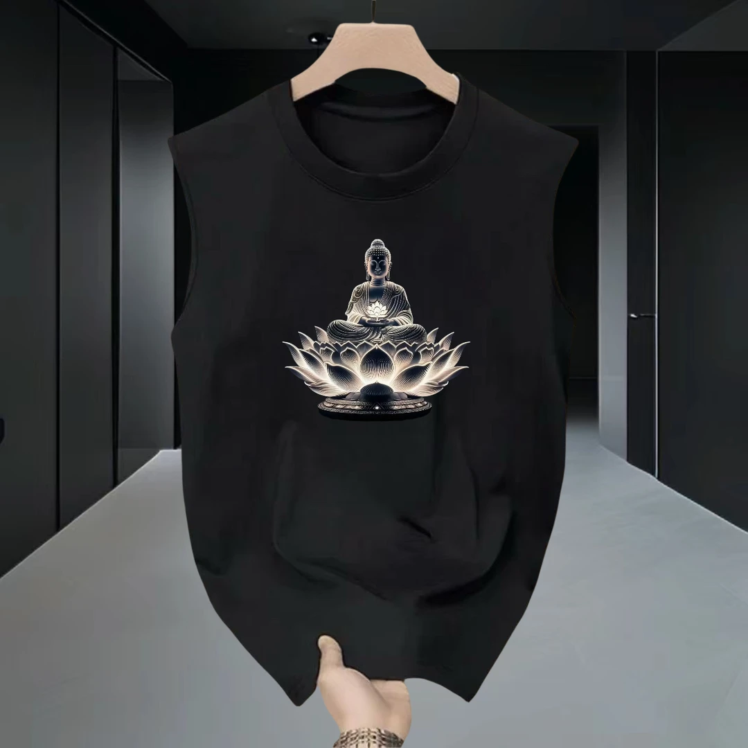 2025新款夏季男士背心健身马甲薄款跨栏坎肩无袖运动背心外穿大码