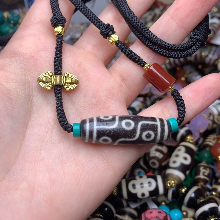 玛瑙/玉髓未镶嵌发一条