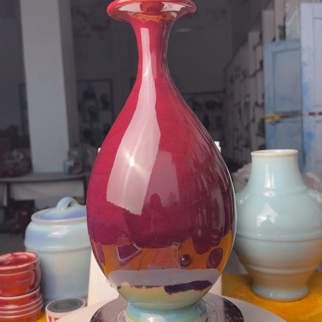 草***看摆件郑家钧瓷摆件