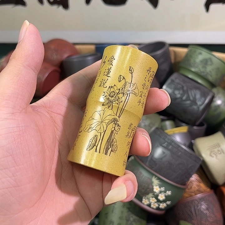 茶杯紫砂全手工紫砂主人杯