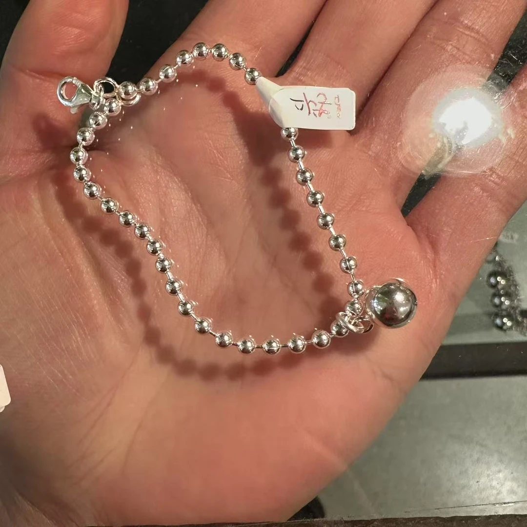 925银仿珍珠手链 0331A06 TJ韩国女装韩国直播代购925银珠珠手链