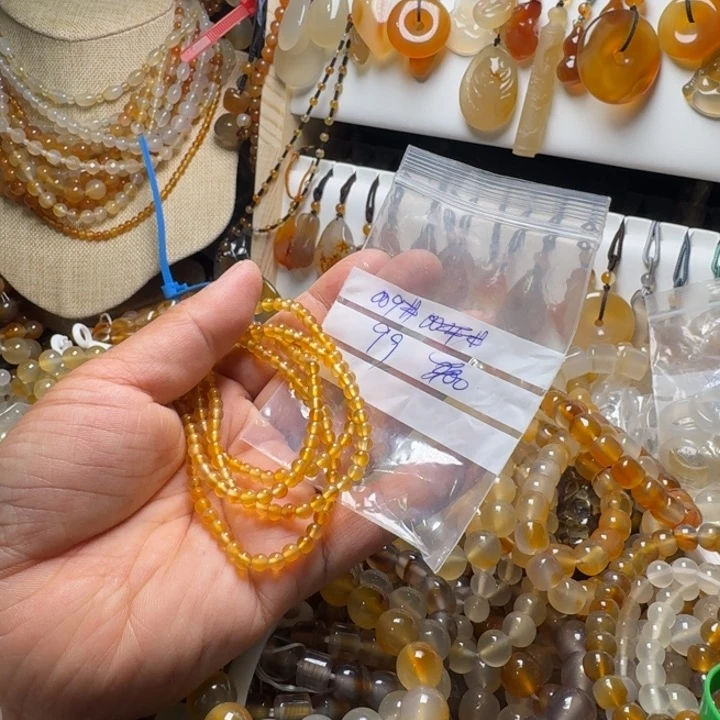 玛瑙/玉髓项链未镶嵌9****活009