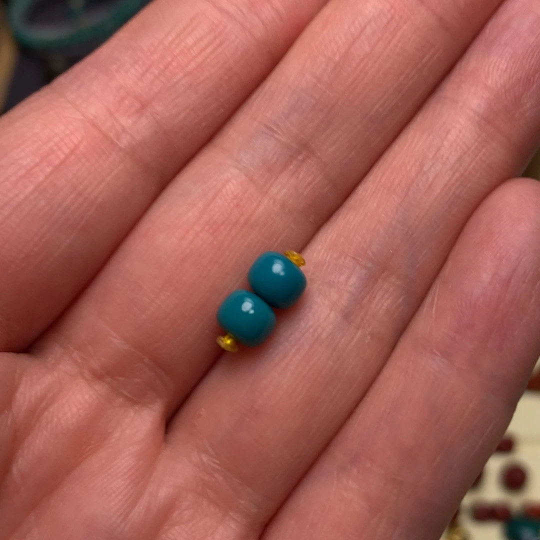 绿松石未镶嵌老型可****后