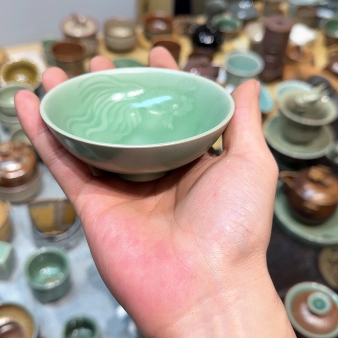 小金茶具青瓷茶器