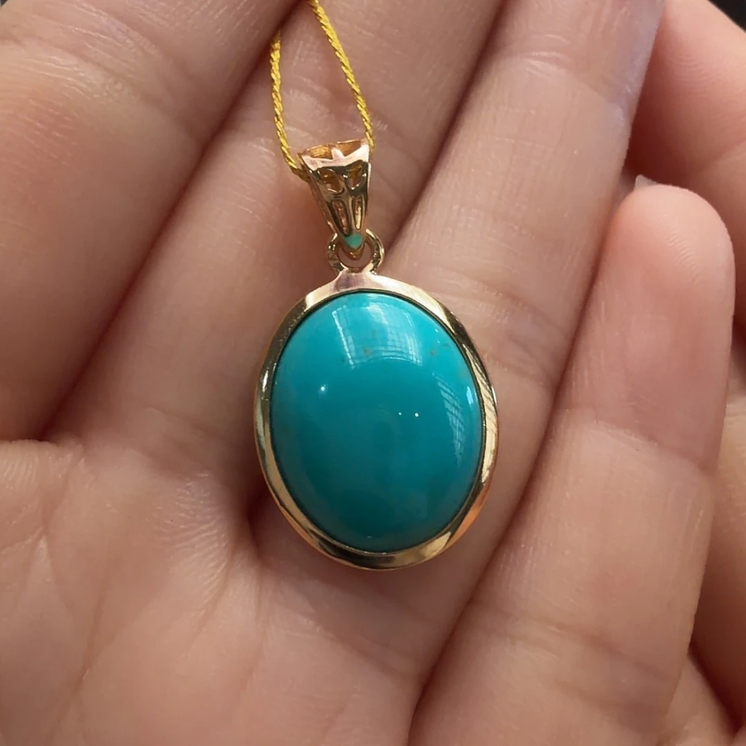 绿松石未镶嵌颈饰