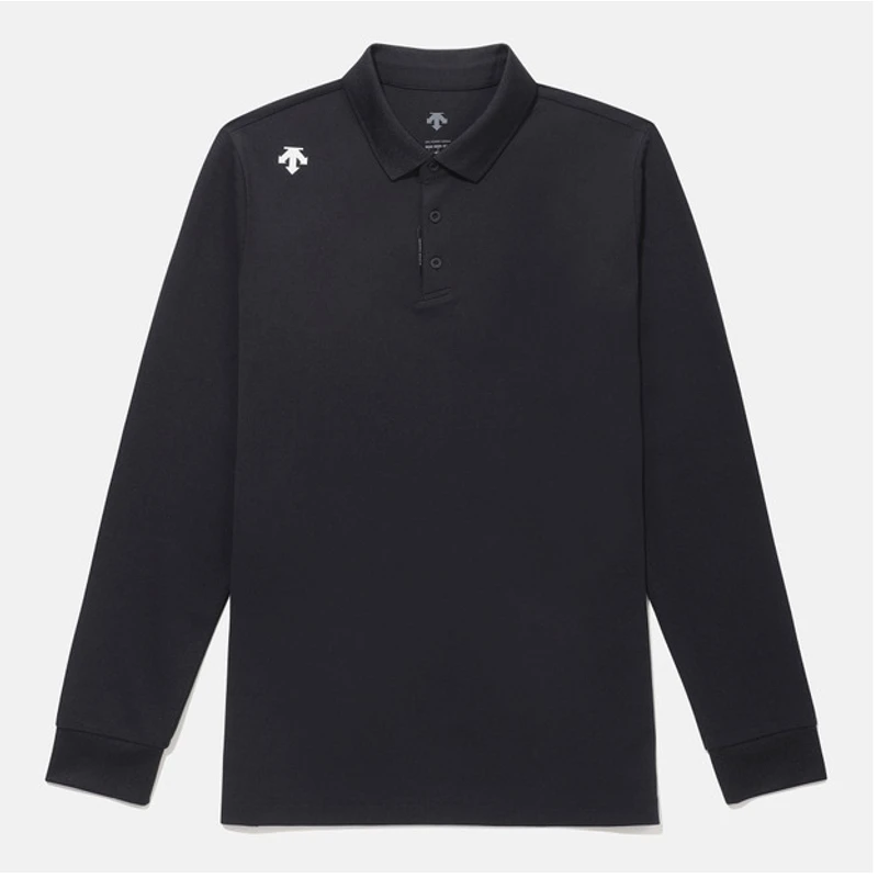 DESCENTE/迪桑特25年新款塔夫长袖POLO衫男女同款韩版SQ123UPL11