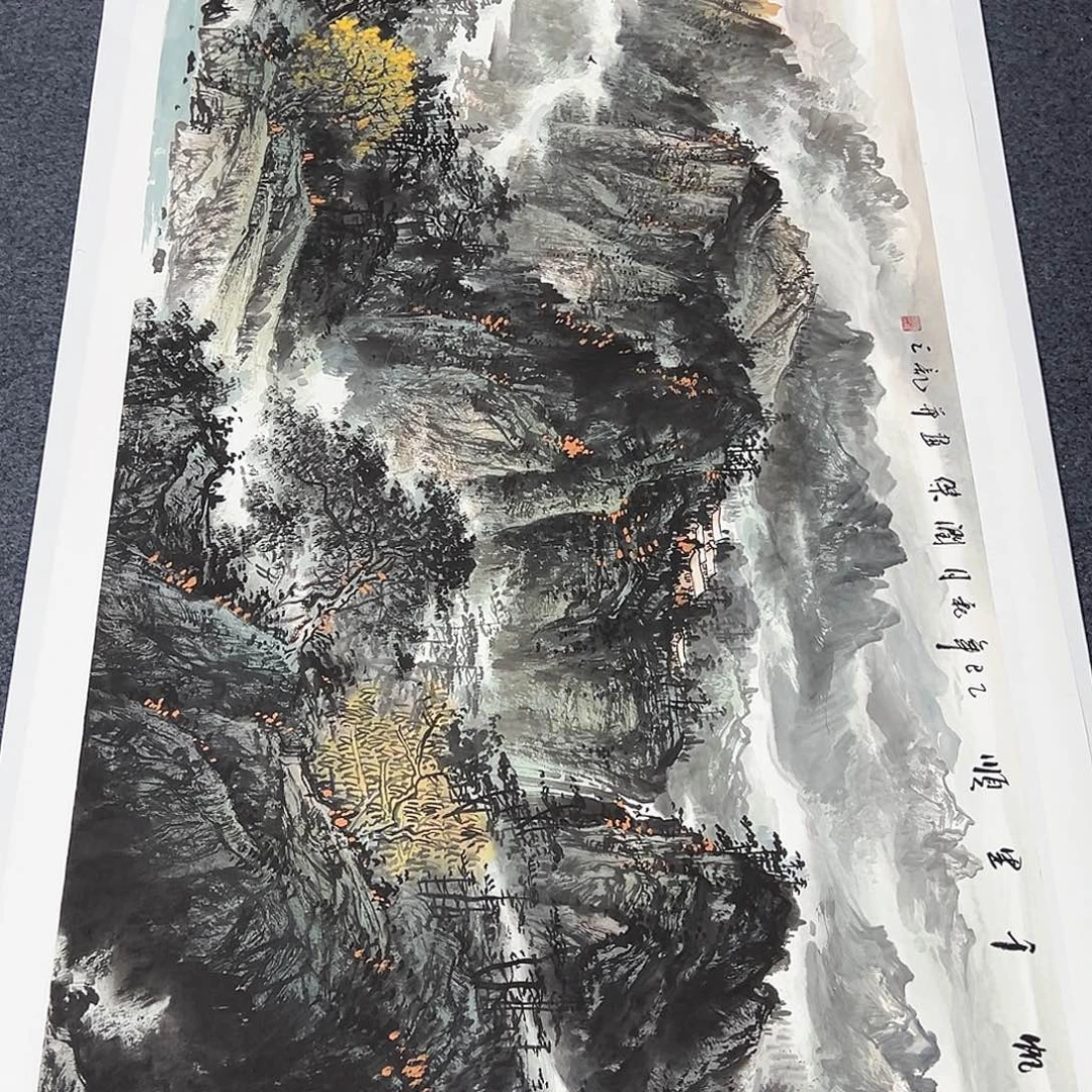 国画事事顺心如意万事如意