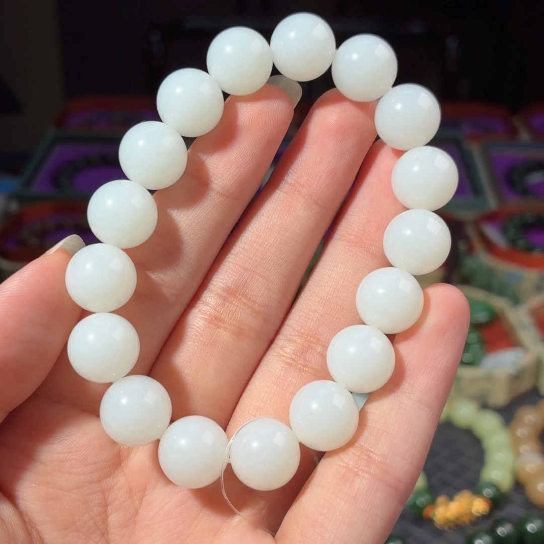 和田玉（白玉）未镶嵌手链